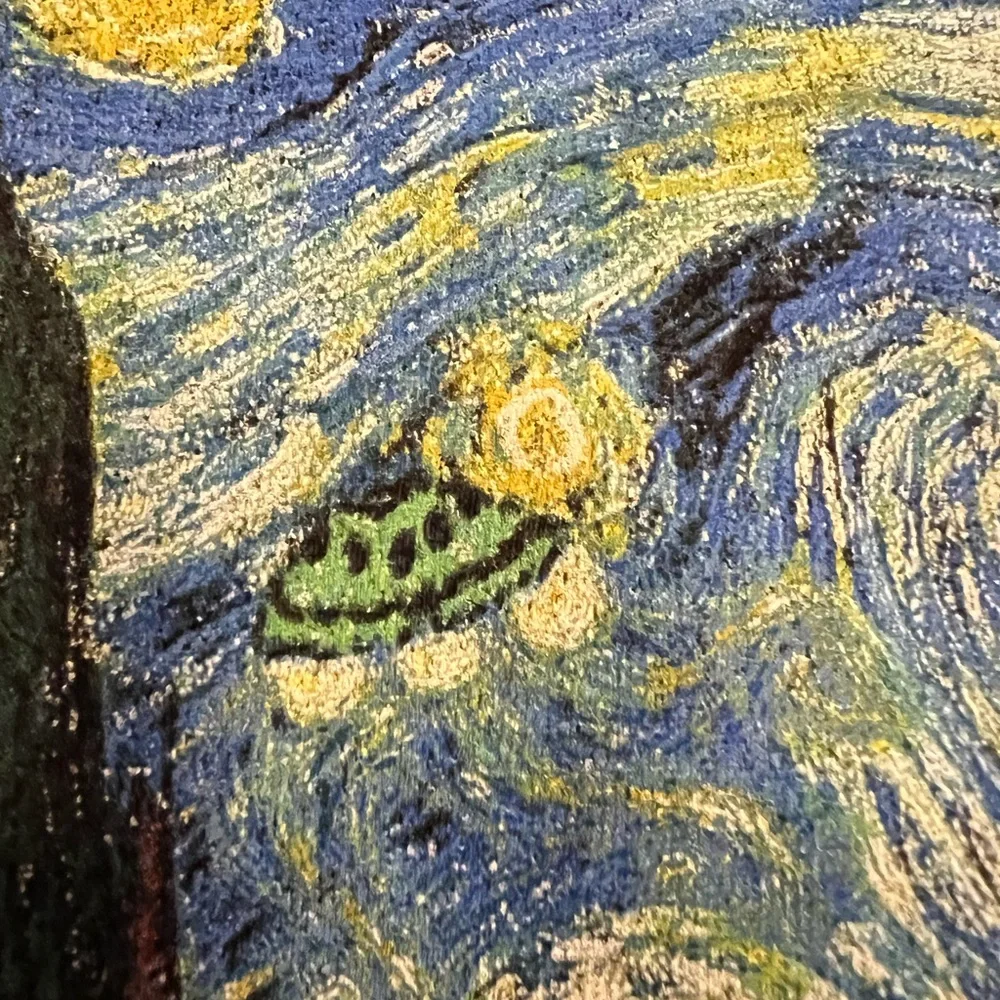 Fifth Sun Starry Night long sleeve T-shirt women’s Size M cutoff shirt - Picture 5 of 10